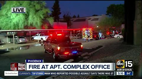 Crews gain quick control of fire at Phoenix apartment complex