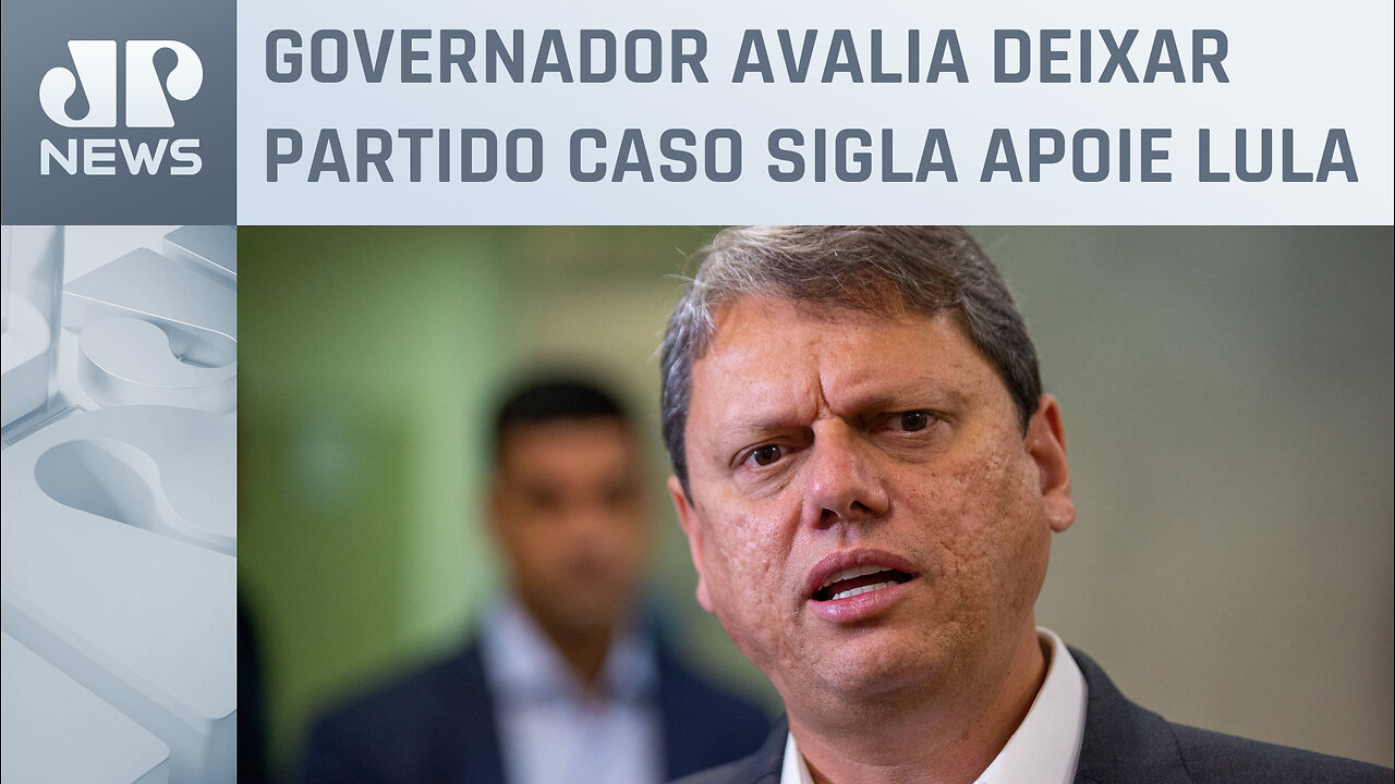 Tarcísio deve se reunir com presidente do Republicanos sobre futuro no partido