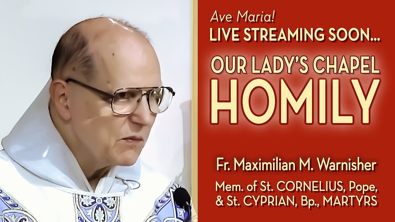 Sts. Cornelius, Pope, and Cyprian, Bishop, Martyrs - September 16, 2024 - HOMILY