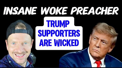 Insane Woke Preacher (United Church of Canada) "Trump Supporters Are Evil"