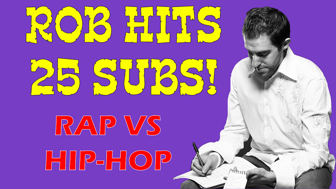 Rap vs Hip-Hop | Rob Learns The Difference | Original Rap Song