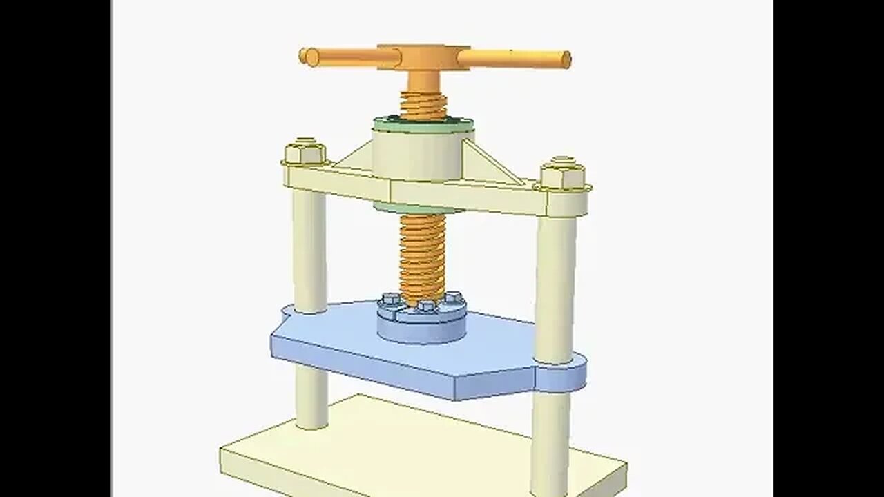 3079 Manual screw press 1