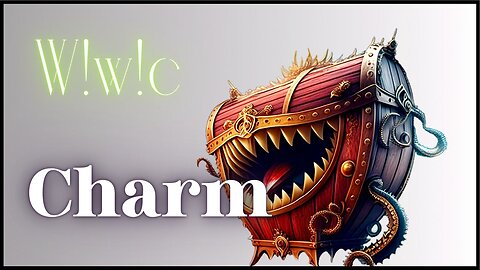 Charm - Mimic - Instrumental - Dark Screen AI Music w/ Audio Visualizer
