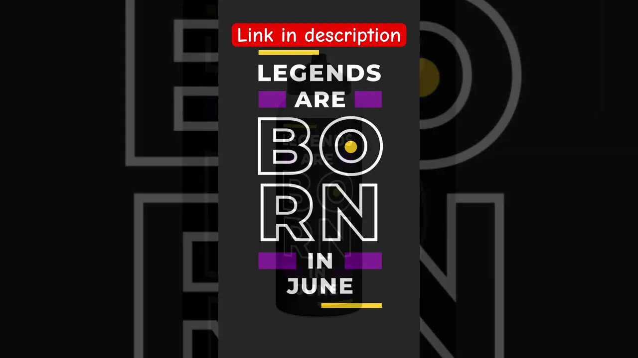 Legends are born in #shorts #bir#gifts
