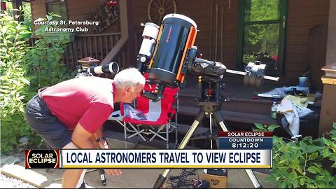 Local astronomers head to North Carolina for best views of Total Solar Eclipse