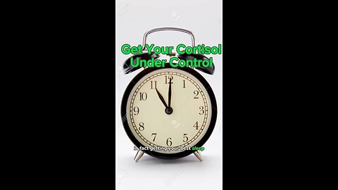 How Do You Manage Your Cortisol?
