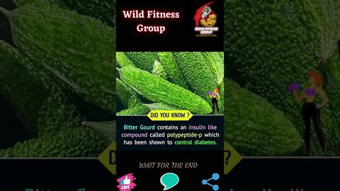🔥How bitter gourd controls diabetes🔥#shorts🔥#wildfitnessgroup🔥26 November 2022🔥