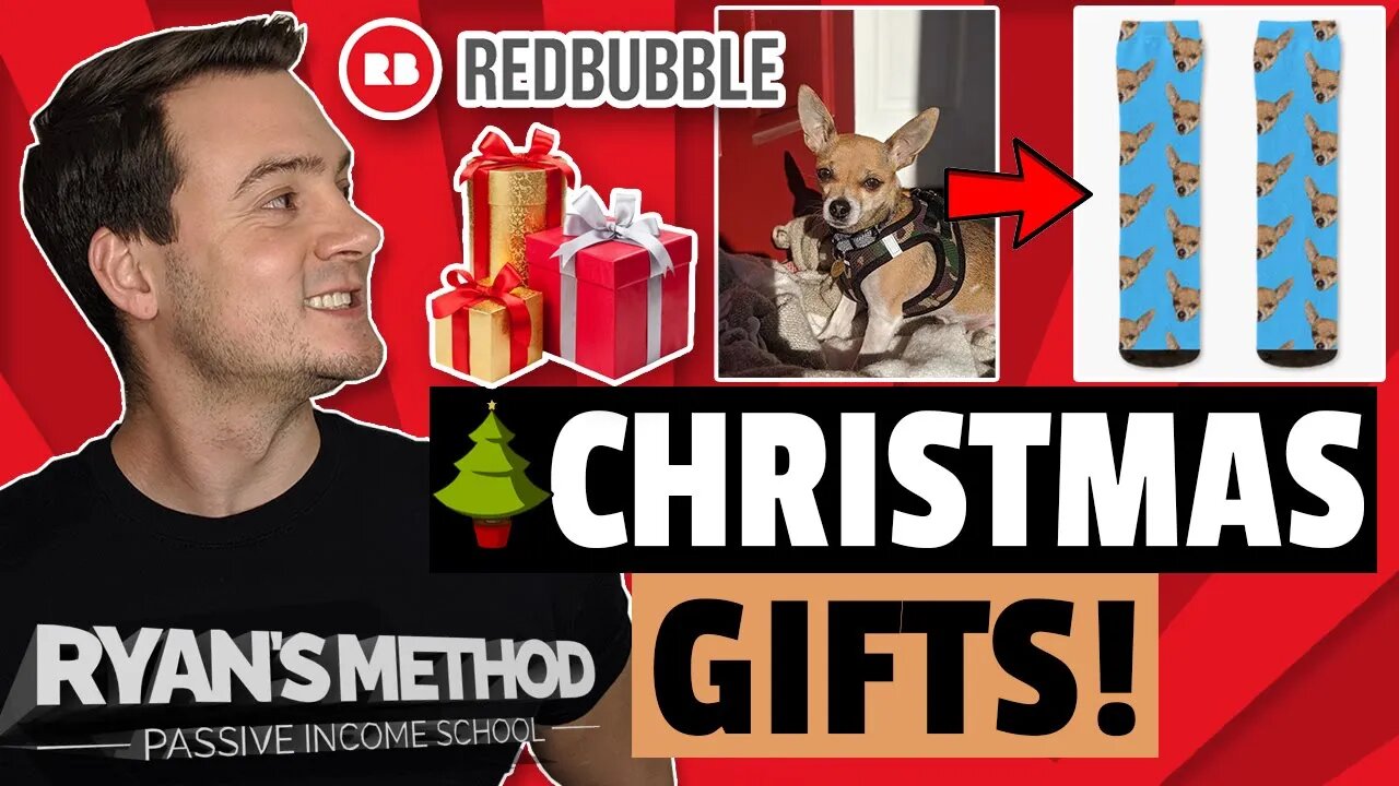 Custom Redbubble Socks Tutorial 🎄 Christmas Gifts! 🎁