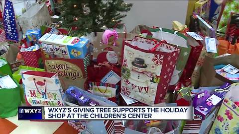 WXYZ’S Giving Tree supports The Holiday Shop at The Children’s Center