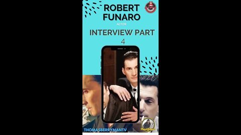 Robert Funaro Interview Part 4 of 7: Acting, The Sopranos, American Gangster, The Irishman, Writing
