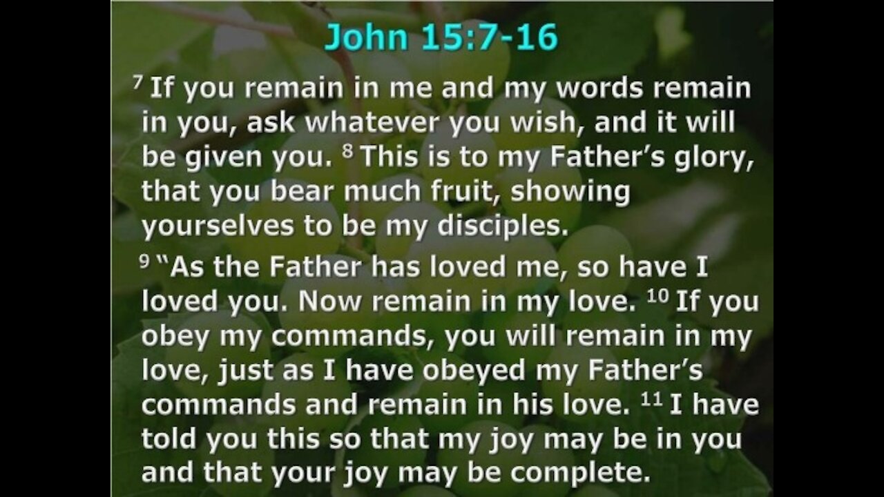 John 15.7-16 'Praying to Our Sovereign God' -- Dedicated2Jesus Daily Devotional Audio