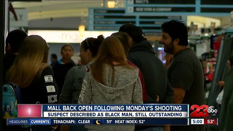 Valley Plaza Mall reopen following Monday's shooting injuring two men