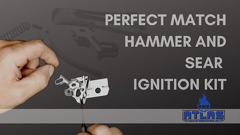 Atlas Gunworks Perfect Hammer and Sear, Perfect Match Ignition Kit with Lightened Hammer
