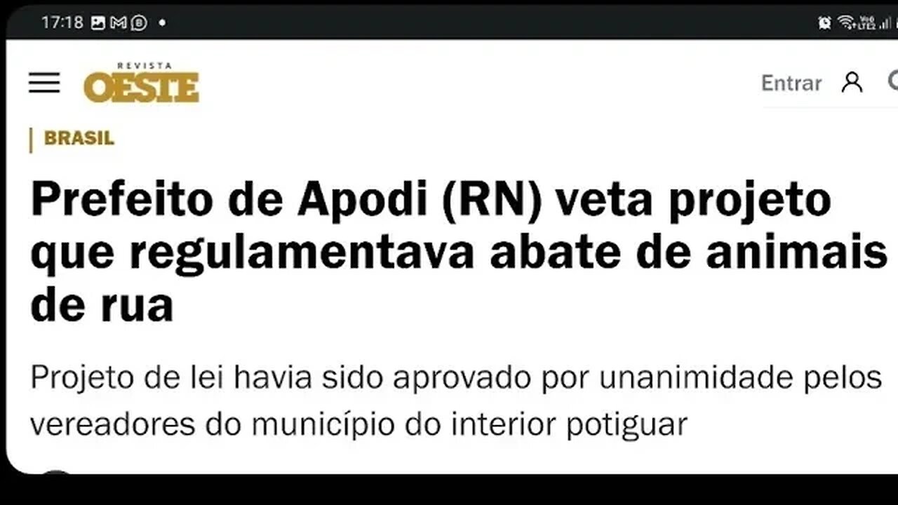 Foi Vetado o projeto de abater e Servir Carne de Animais Abandonados Em escolas