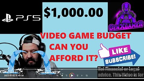 PS5 $1,000 VIDEO GAME BUDGET! WHAT??