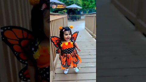 cute butterfly girl #viral #trending