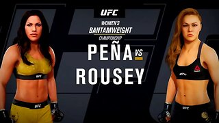 EA Sports UFC 3 Gameplay Ronda Rousey vs Julianna Pena