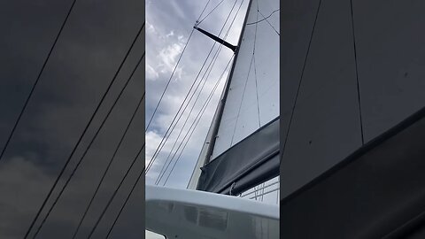 When it’s actually smooth sailing and you hit 8 knots! #smoothsailing #sailboat #gosailing