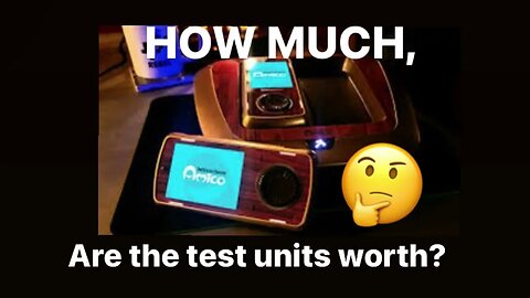 How much are Amico test units worth?