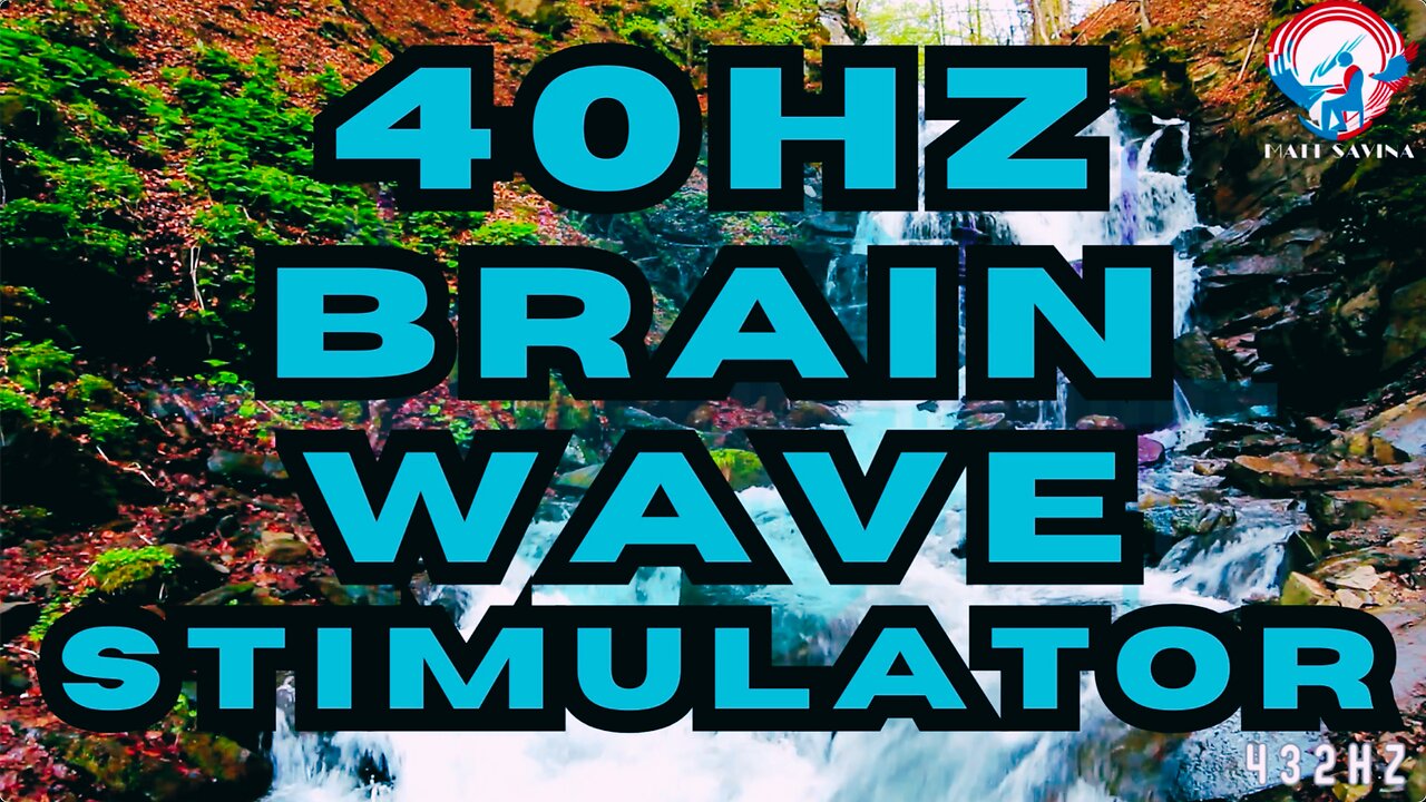 40Hz Brain Wave Stimulator | 432Hz Healing Music | Music by Matt Savina | 1 Samuel 16:23