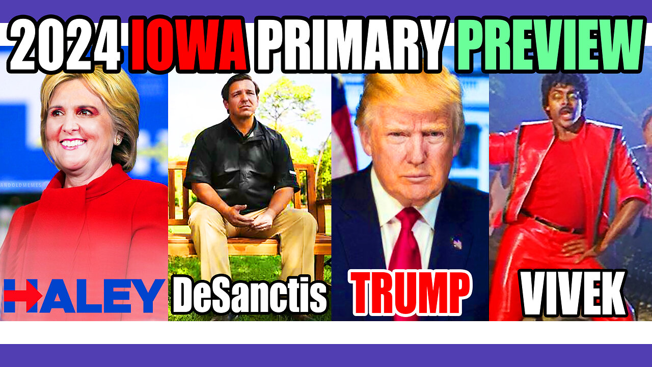 🔴LIVE: Election 2024 - Iowa Primary Preview 🟠⚪🟣