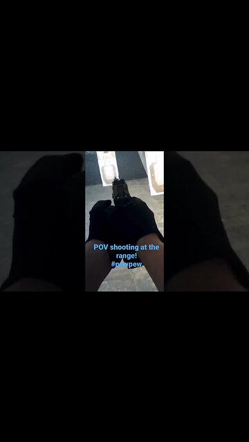 POV shooting range day #pointofview #pewpew #2ndamendment #9mm #targetpractice #rangeday #pew #x5