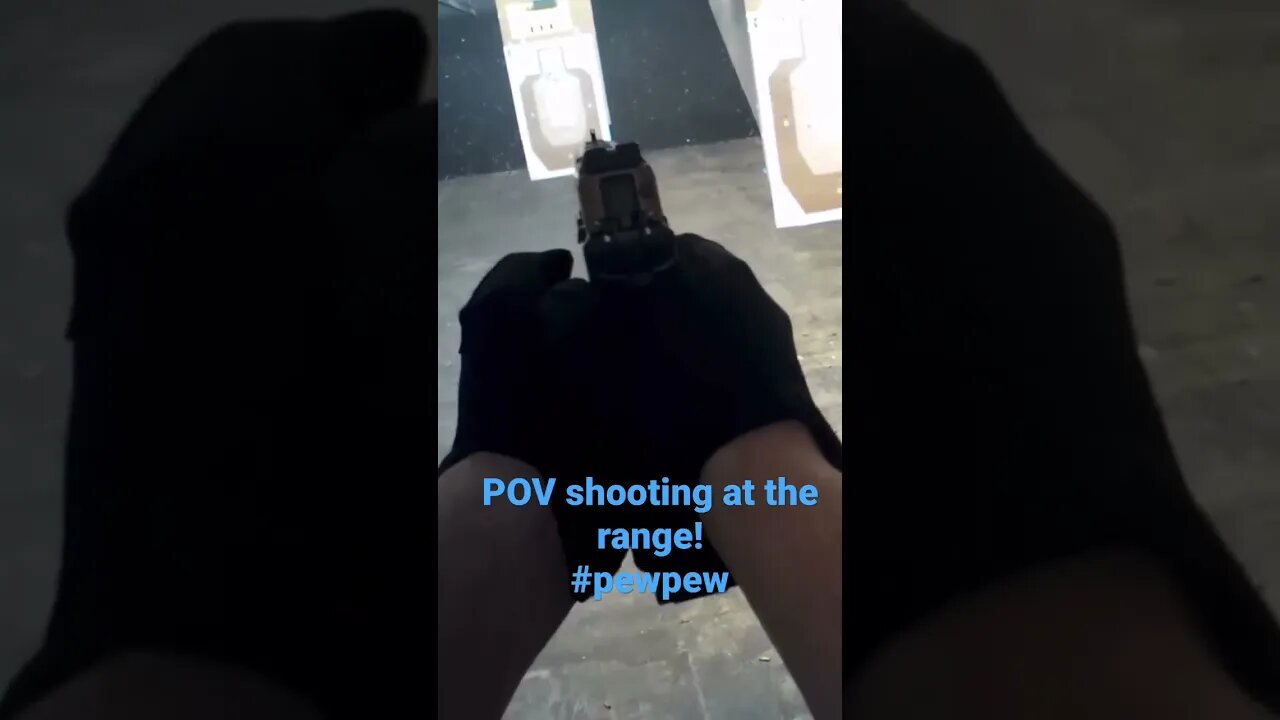 POV shooting range day #pointofview #pewpew #2ndamendment #9mm #targetpractice #rangeday #pew #x5