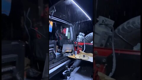 Snowy Jeep Camping!! #jeep #jeeplife #overland #overlanding #jeepwrangler #snow #pow #snowboarding