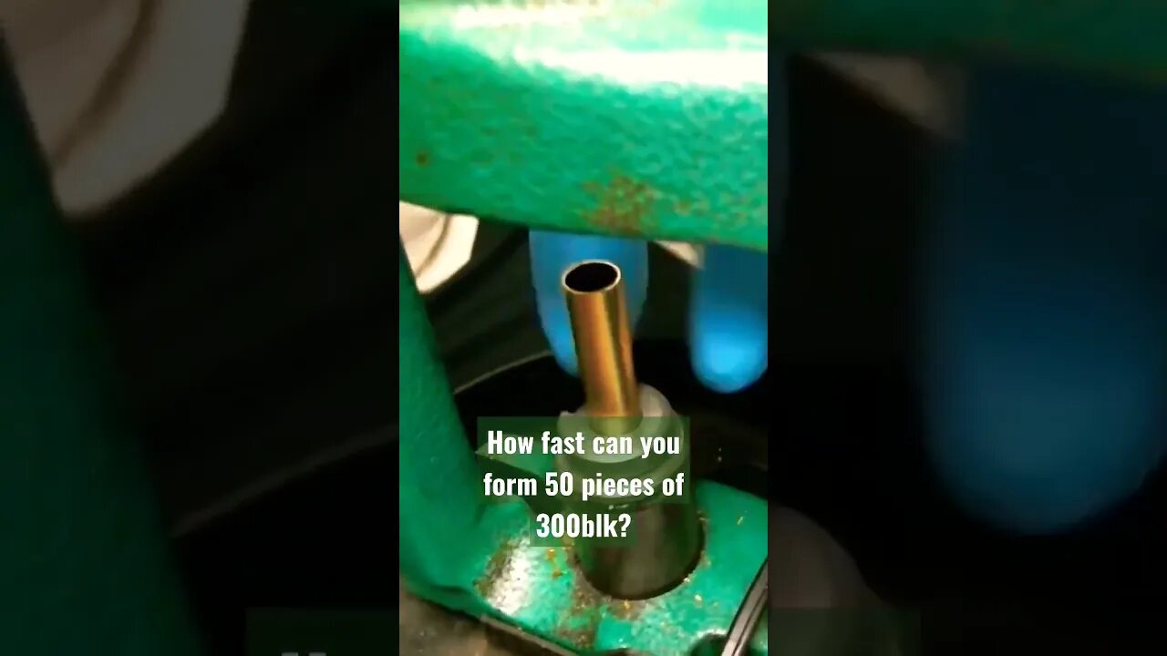 How Fast Can You Form 50 Pieces 300blk Brass?