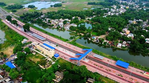 Khagra ghat road station drone shoot