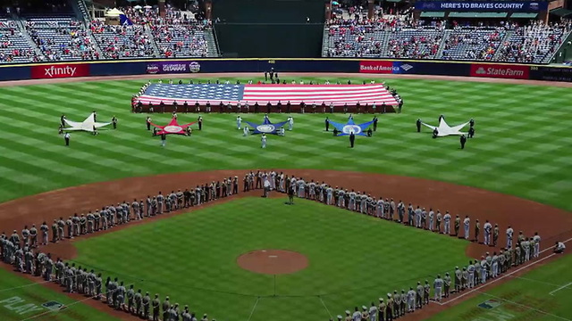 Baseball Fan's Touching Gesture To Shield Cadet During Memorial Day Ceremony Goes Viral