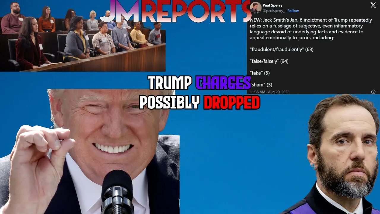 Jack Smith's case is CRUMBELING might be TOSSED OUT & says trumps words would sway 67% of dem jurors