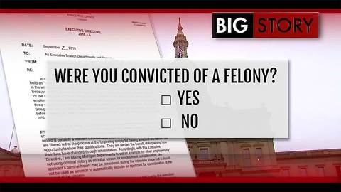 Michigan drops conviction box from job, license applications