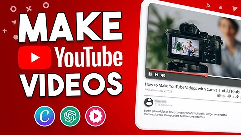 How to Make YouTube Videos with Canva and AI Tools (ChatGPT & Fliki)