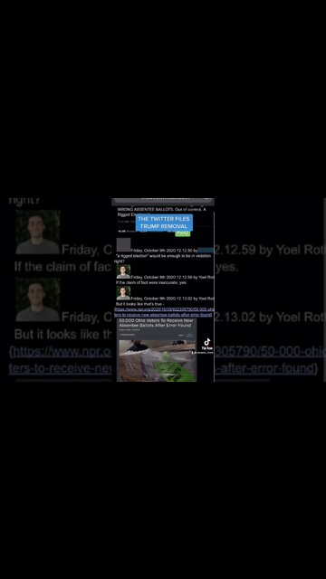 THE TWITTER FILES Trump Removal P.2