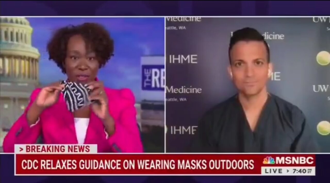 MSNBC's Joy Reid: I Jog With Two Masks While Fully Vaccinated