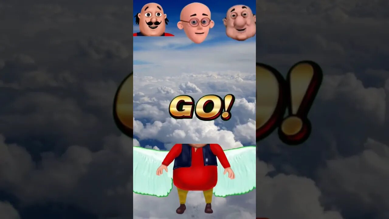 Match the right head puzzle 🤪Motu Patlu Dr jhhataka #wrongheads #shorts