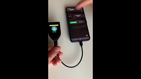 Trezor Suite in Chrome on Android