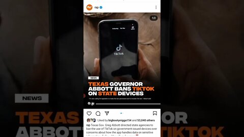 TikTok Is banned in Texas. #shorts #tiktok #tiktokvideo #trend #trending #banned #tikivideo #media
