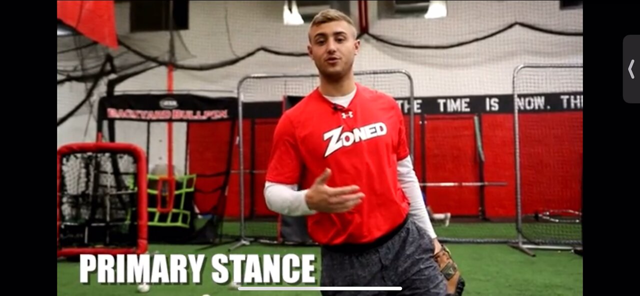 Catcher stance 1