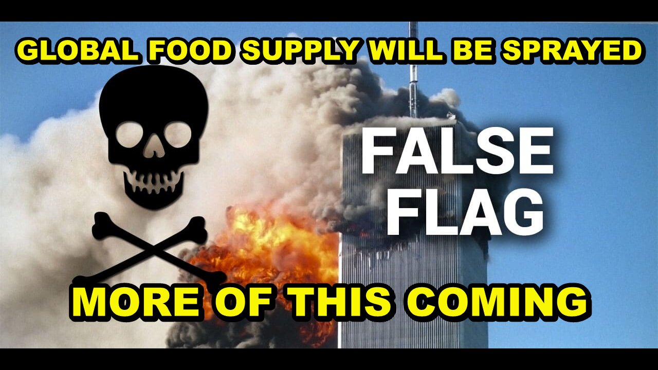 MAJOR FALSE FLAGS COMING - THEY ARE GOING TO SPRAY MAGNETIC NANO PARTICLES IN OUR GLOBAL FOOD SUPPLY