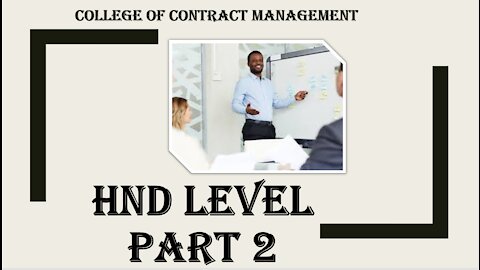 HND Level Part 2
