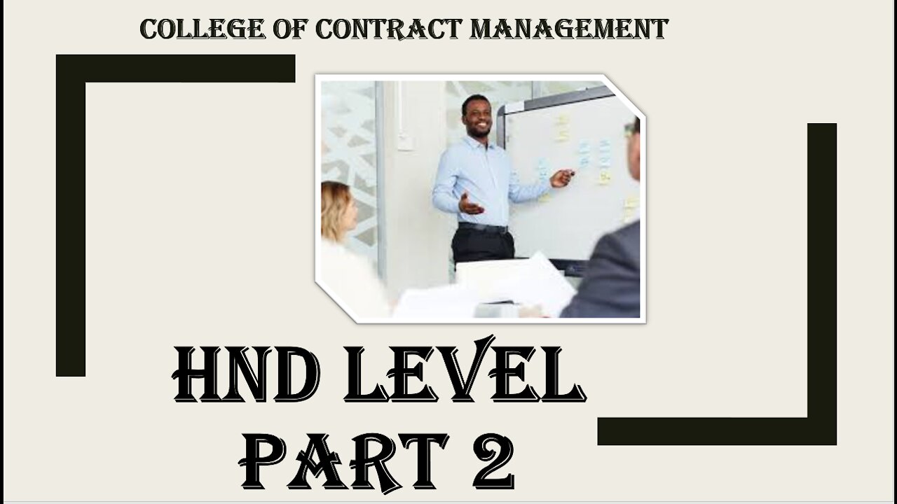 HND Level Part 2