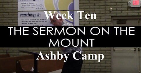 The Sermon on the Mount part 10