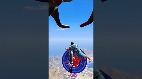 The Most INSANE Stunts On Mount Chiliad - GTA 5! #Shorts | TAFFY GAMING