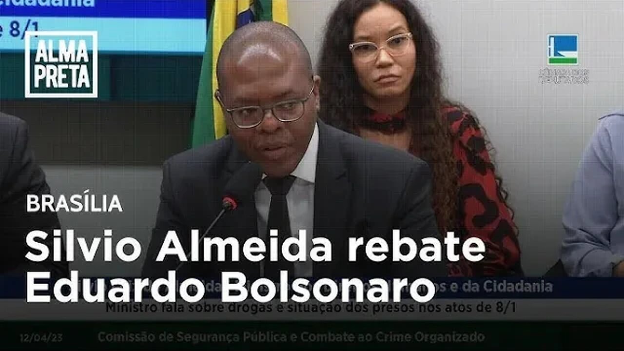 URGENTE! EDUARDO BOLSONARO “BANANINHA” LEVA INVERTIDA DO MINISTRO SILVIO ALMEIDA NA CÂMARA