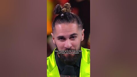 Seth Rollins talking about his injury 💔 #WWERaw #Shorts