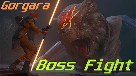 Star Wars Jedi Fallen Order - Gorgara Boss Fight