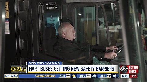 HART reveals first look at new safety barriers designed to protect drivers from assaults