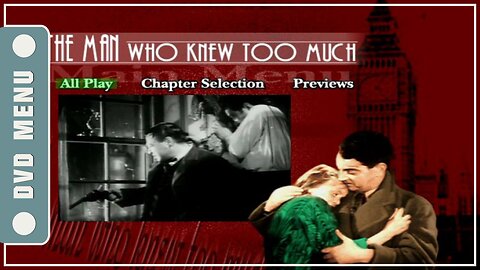 The Man Who Knew Too Much - DVD Menu